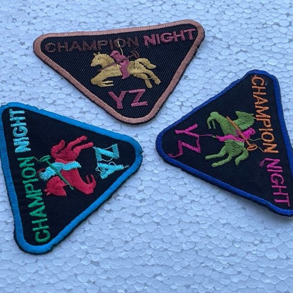 Lot of 3 Iron on Patches for Jackets Jeans Clothes Craft Embroidry Patches - Picture 2 of 8